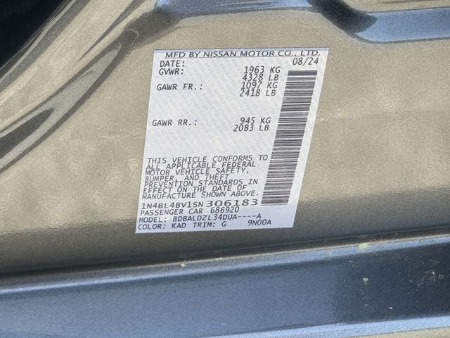 2025 Nissan Altima 2.5 S