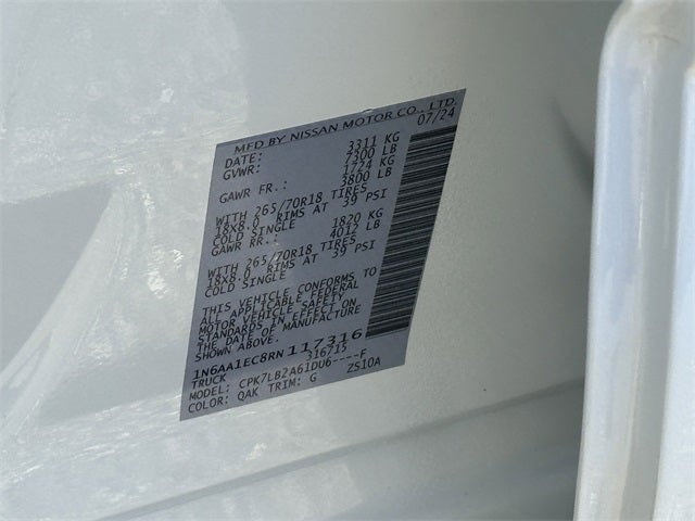 2024 Nissan Titan SV