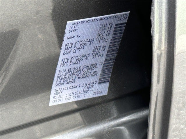 2024 Nissan Titan PRO-4X