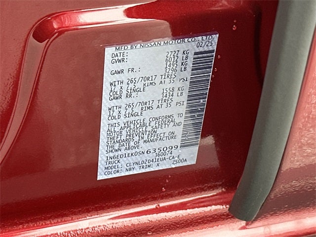 2025 Nissan Frontier PRO-4X FORSBERG SPECIAL EDITION