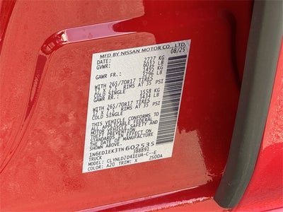 2026 Nissan Frontier PRO-4X