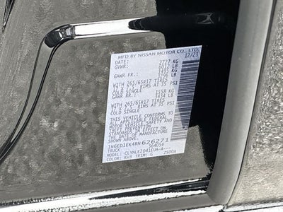 2024 Nissan Frontier SL