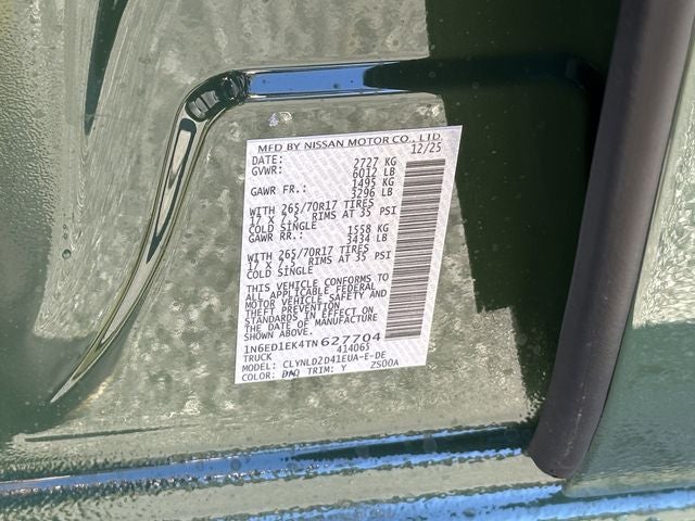 2026 Nissan Frontier PRO-4XR ROUSH