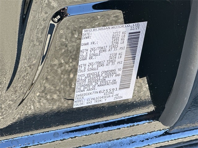 2026 Nissan Frontier PRO-4X