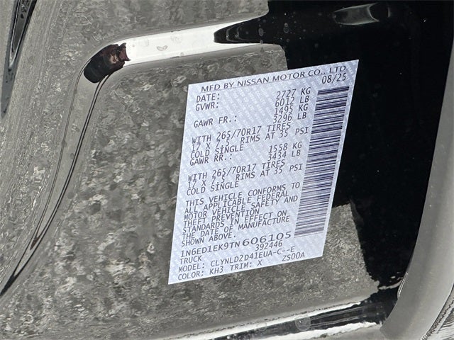 2026 Nissan Frontier PRO-4X