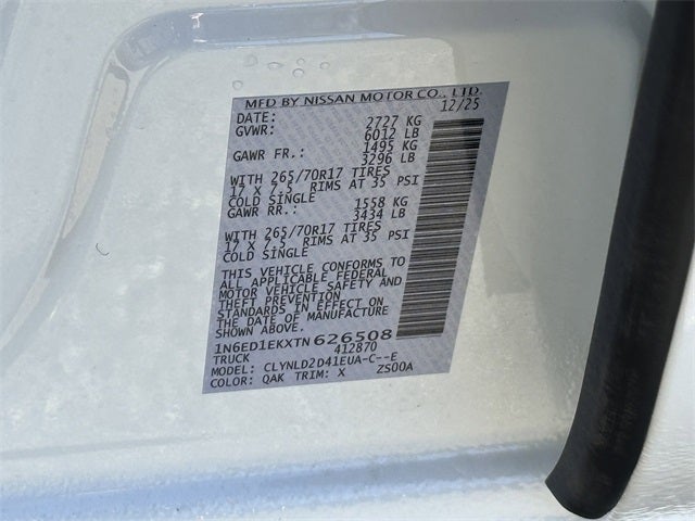 2026 Nissan Frontier PRO-4X