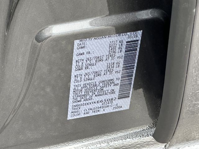 2026 Nissan Frontier PRO-4X