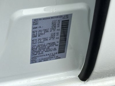 2026 Nissan Frontier PRO-4X