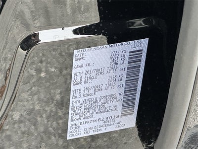 2026 Nissan Frontier PRO-4X