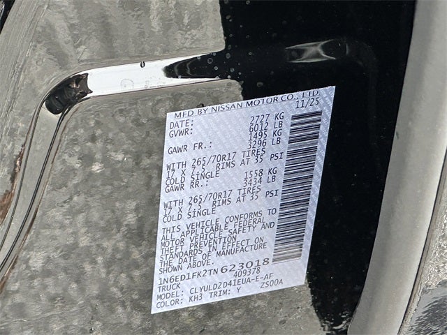 2026 Nissan Frontier PRO-4X