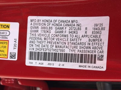 2026 Honda Civic Sport