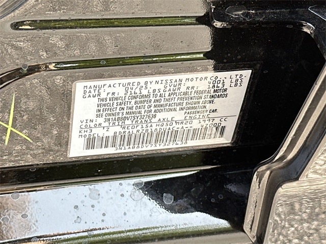 2025 Nissan Sentra SR