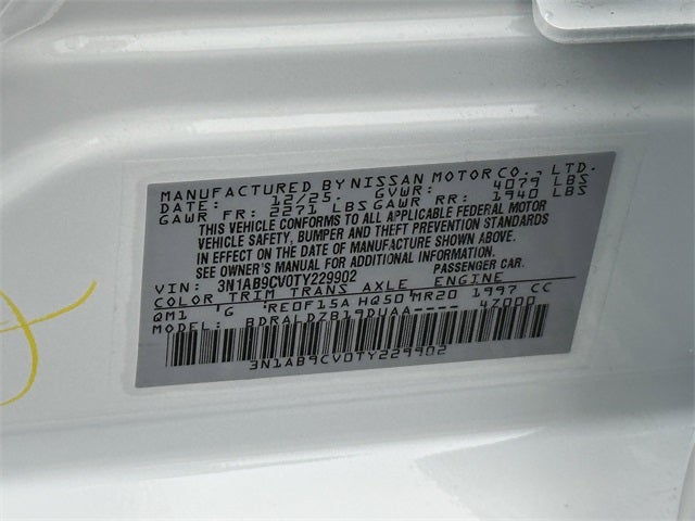 2026 Nissan Sentra SV