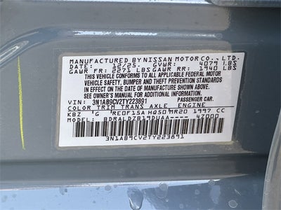 2026 Nissan Sentra SV