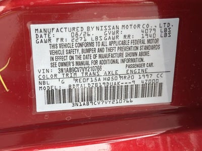 2027 Nissan Sentra SV
