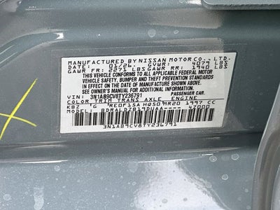 2026 Nissan Sentra SV