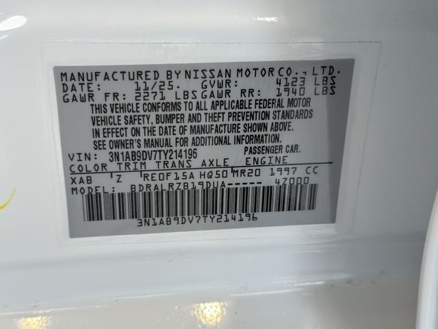 2026 Nissan Sentra SR