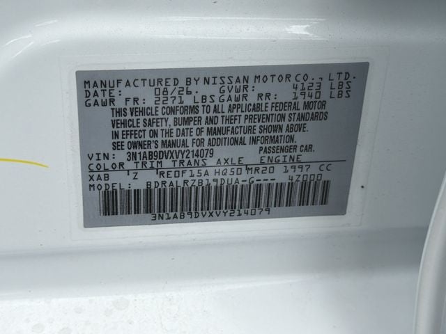 2027 Nissan Sentra SR
