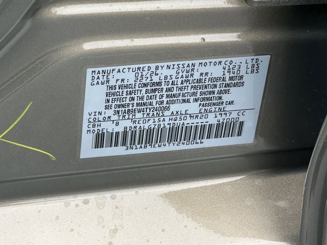 2026 Nissan Sentra SL