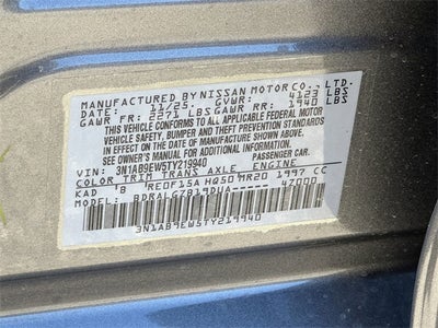 2026 Nissan Sentra SL