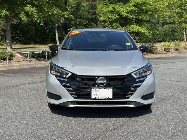 Certified 2025 Nissan Versa Sedan S with VIN 3N1CN8DV0SL828738 for sale in Holly Springs, GA