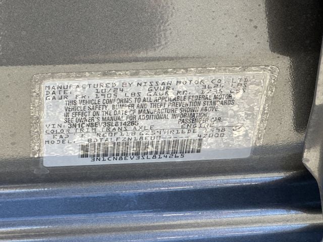 2025 Nissan Versa 1.6 SV