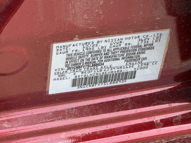 2025 Nissan Versa 1.6 SR