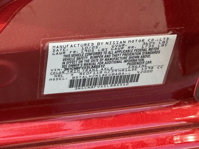 2025 Nissan Versa 1.6 SR