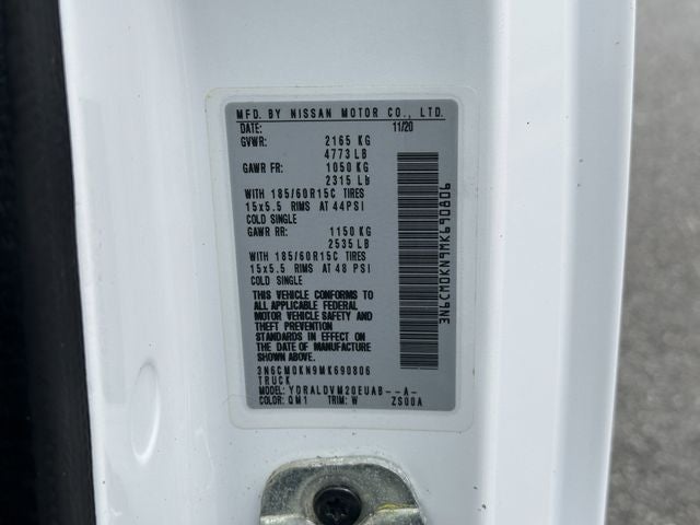 2021 Nissan NV200 S