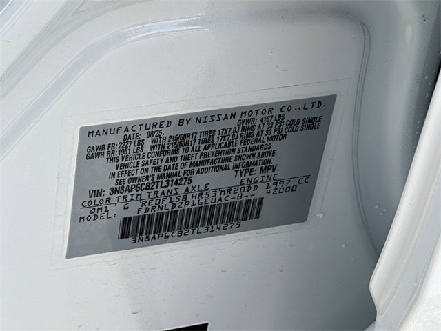 2026 Nissan Kicks SV