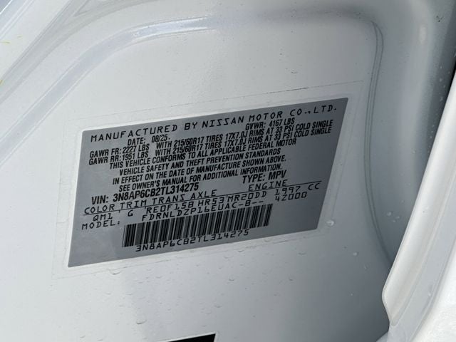 2026 Nissan Kicks SV