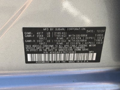 2024 Subaru Crosstrek Sport