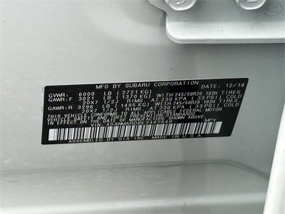 2019 Subaru Ascent Touring