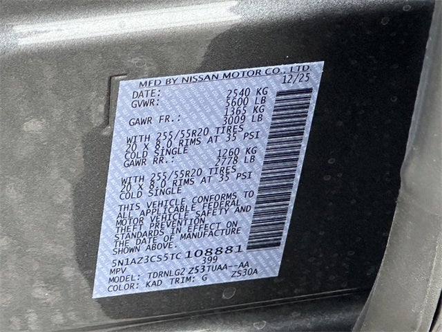 2026 Nissan Murano SL