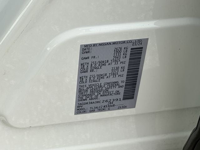 2024 Nissan Pathfinder SV