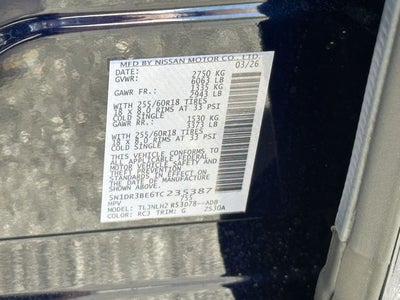 2026 Nissan Pathfinder SV