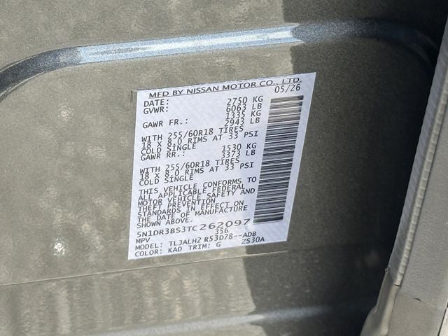 2026 Nissan Pathfinder SV