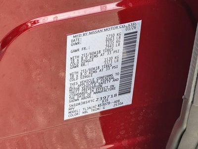 2026 Nissan Pathfinder SV