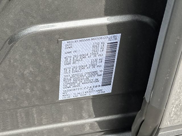 2026 Nissan Pathfinder Rock Creek