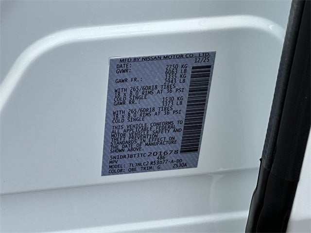 2026 Nissan Pathfinder SV