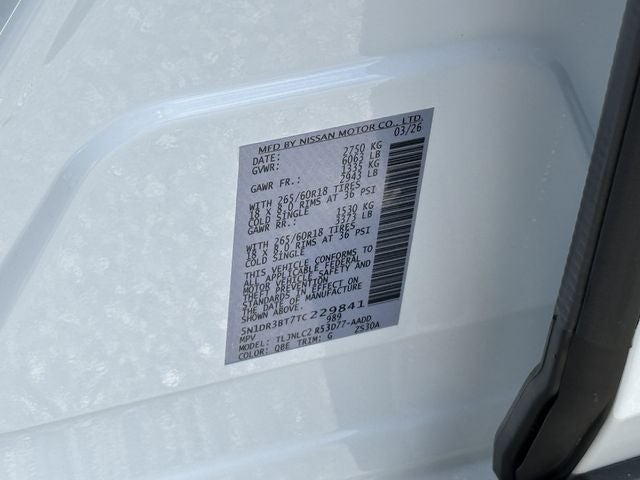 2026 Nissan Pathfinder Rock Creek