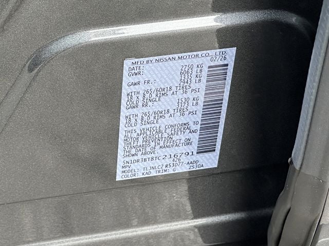 2026 Nissan Pathfinder Rock Creek