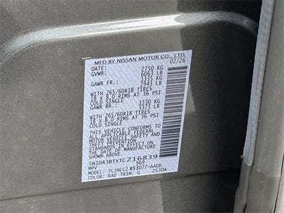 2026 Nissan Pathfinder SV