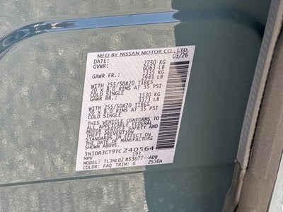 2026 Nissan Pathfinder SL