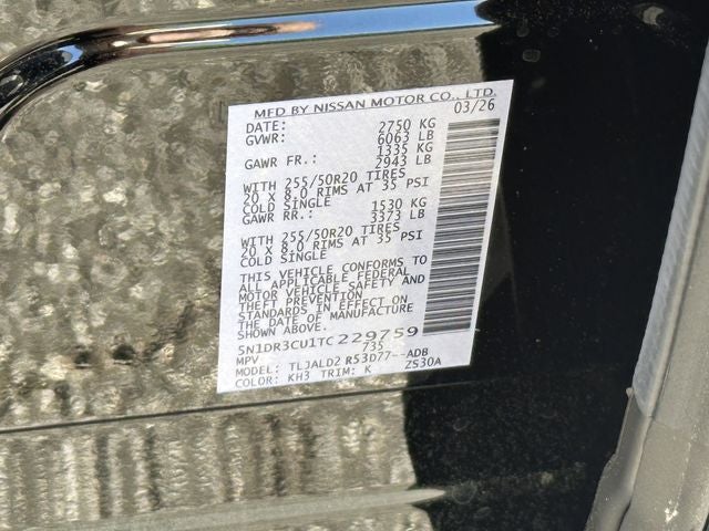 2026 Nissan Pathfinder SL