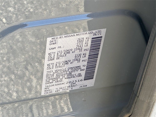 2022 Nissan Pathfinder Platinum