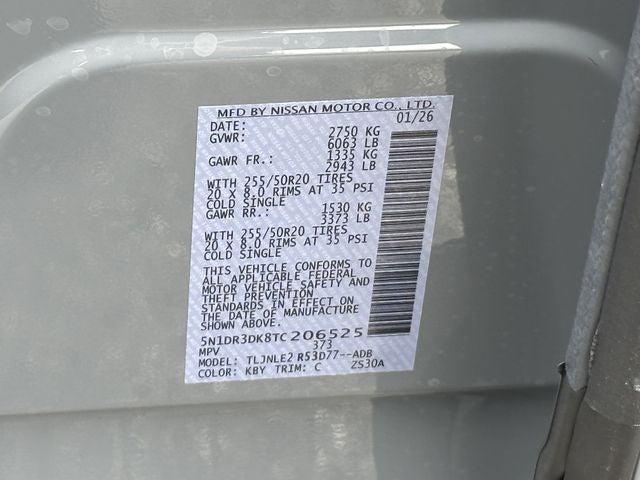 2026 Nissan Pathfinder Platinum