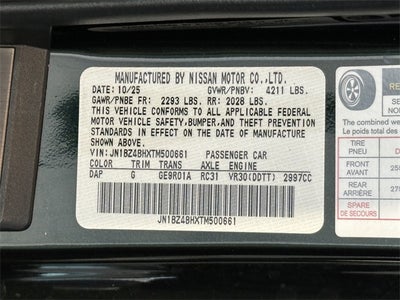 2026 Nissan Z Performance