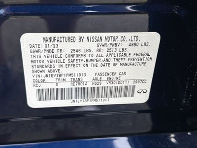 2023 INFINITI Q50 LUXE