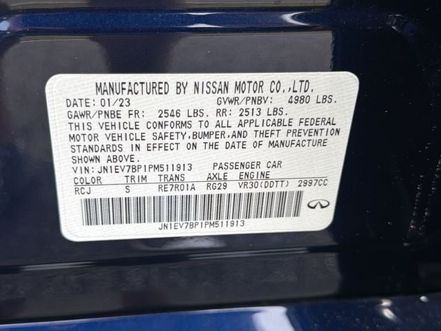 2023 INFINITI Q50 LUXE
